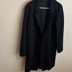 Premise Black long Jacket size large